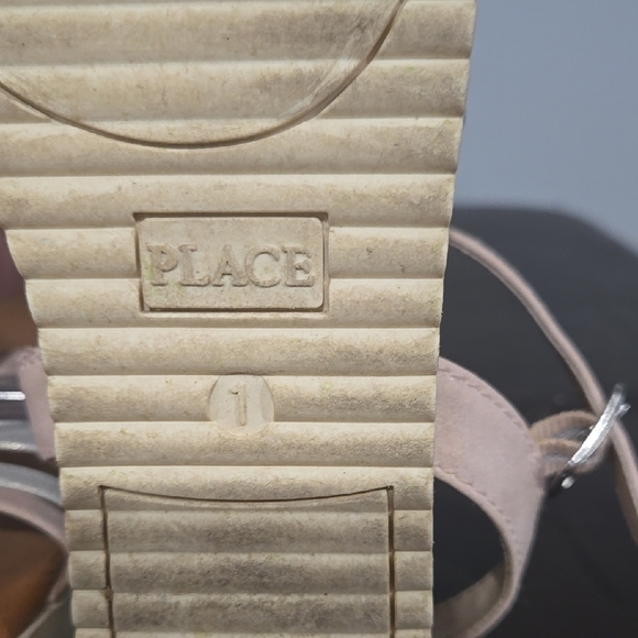 SOLD!!!! The Children's Place Pink and Silver Strappy Sandals - Picture 2 of 5